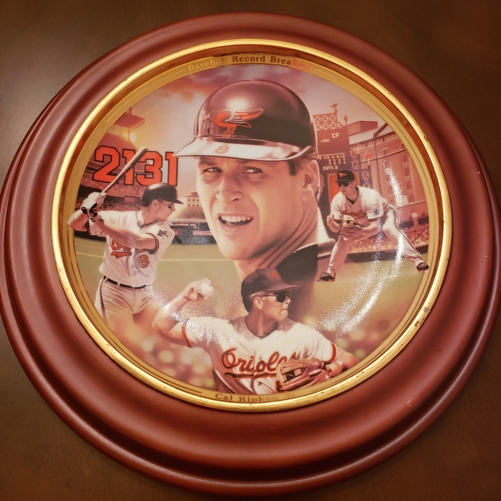 Cal Ripken Jr Collectors Plate